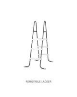 Intex PRISM Frame 16' Above Ground Pool 503cm x 274cm x 122cm 26796 - Low Angle