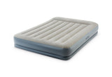 INTEX Queen Dura-Beam® Air Mattress w/ Built-In USB Electric Pump 64118 - Low Angle