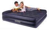 Intex Queen Pillow Rest Airbed with 240v pump 64124 - Side View