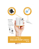 Intex Quick-Fill USB Electric Air Pump - USB150R - 66616 - Top-Down View