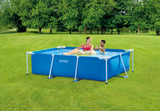 Intex Rectangular Frame Pool 2.2m X 1.5m X 0.6 28270 - Front View