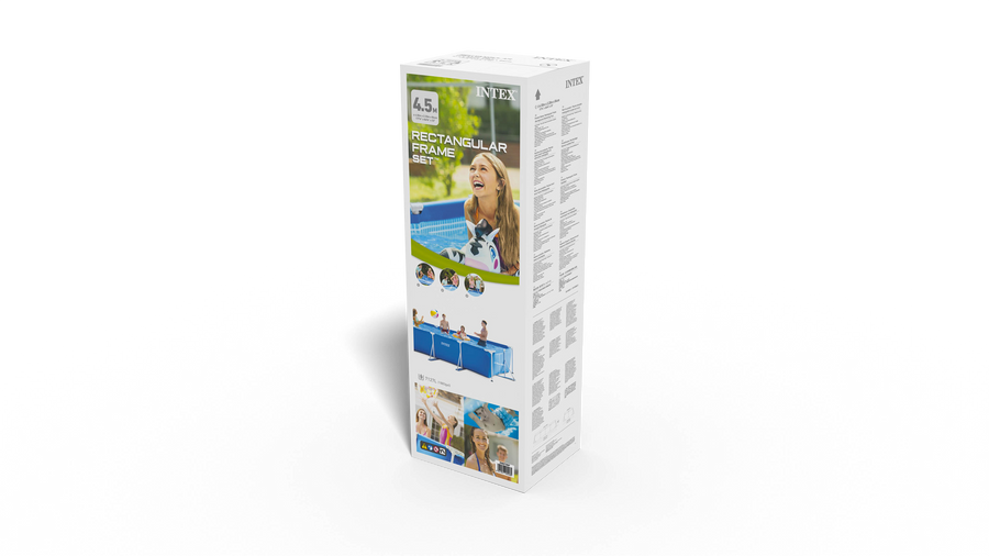 Intex Rectangular Frame Pool 4.5m X 2.2m X 0.84m 28273