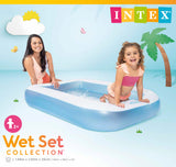 Intex Rectangular Pool Kids Family 57403 - Top-Down View