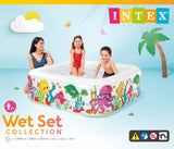 INTEX Sea Aquarium Pool 159cm x 159cm x 50cm 57471 - Top-Down View