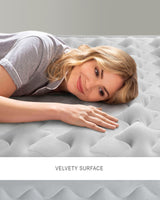 Intex Single Dura-Beam Deluxe Supreme Air-Flow Air Mattress 51cm 64488 - Front View