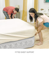Intex Single Dura-Beam Deluxe Supreme Air-Flow Air Mattress 51cm 64488 - Side View