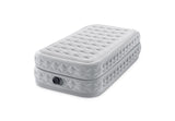 Intex Single Dura-Beam Deluxe Supreme Air-Flow Air Mattress 51cm 64488 - Low Angle