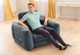 Intex Pull Out Sofa Single Bed 66551 - Top-Down View