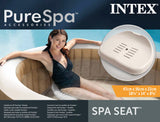 Intex Pure Spa Slip Resistant Removable Seat 28502 - 45-Degree Angle