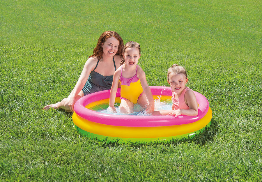 Intex Sunset Glow Inflatable Kiddie Pool - 113 x 25cm 57412