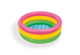 Intex Sunset Glow Baby Pool 57107 - Top-Down View