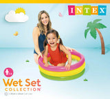Intex Sunset Glow Baby Pool 57107 - 45-Degree Angle