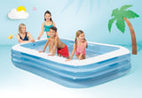 Intex Swim Center Family Inflatable Pool 58484 - Front View