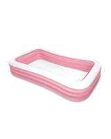 Intex Swim Center Family Inflatable Pool 58487 Pink - Side View