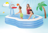 Intex Swim Center Shootin' Hoops Inflatable Pool 2.57m x 1.88m 57183 - Side View