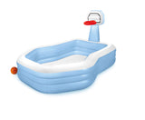 Intex Swim Center Shootin' Hoops Inflatable Pool 2.57m x 1.88m 57183 - 45-Degree Angle