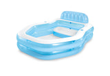 Intex Sun Shade Swim Center Family Inflatable Pool 57186 - Front View