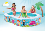 Intex Swim Centre Seashore Pool Snorkel Fun 2.6m x 1.6m 56490 - Front View