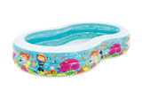 Intex Swim Centre Seashore Pool Snorkel Fun 2.6m x 1.6m 56490 - Top-Down View
