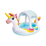Intex Sun Shade Unicorn Inflatable Spray Pool 58435 - Front View