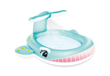 Intex Whale Spray Pool Kids Baby 57440 - Side View