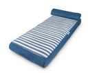 Spire Adalus Luxury Pool Lounge Blue Stripe RL-935B - 45-Degree Angle