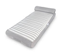 Spire Adalus Luxury Pool Lounge Grey Stripe RL-935G - 45-Degree Angle