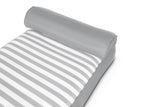 Spire Adalus Luxury Pool Lounge Grey Stripe RL-935G - Close-Up Angle