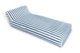 Spire Paradisus Luxury Pool Lounge Blue Stripe RL-884B - Top-Down View