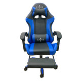 Spire Zinc Adjustable Gaming/Office Chair Blue And Black - 813F - Side View