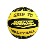 Wave Runner Grip It Volleyball 20cm with pump (deflated) Asst - WRV800-PUM - Side View