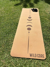 Wild Core - Premium cork yoga mat - Front View