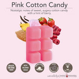 Pink Cotton Candy Classic Wax Melts 2.5oz - Side View