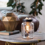 Mason Jar Edison Bulb Illumination Warmer - Side View