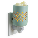 Soft Mint Pluggable Warmer - Front View