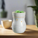 Frosted Farmhouse Illumination Warmer - Front View