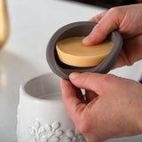Blue Herringbone Flip Dish Wax Warmer - 45-Degree Angle