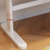 White Height-Adjustable Study Desks/Solid Wood Study Desk/Home Office/1M/1.2M - Side View