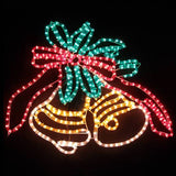 Samland Animated Flashing Bells Rope Motif Christmas Light Bell