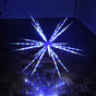 Samland 160 LED Blast Ice Star Ball Christmas Light Decoration in Blue & White