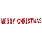 Samland Merry Christmas Commercial Led Light and Garland Display