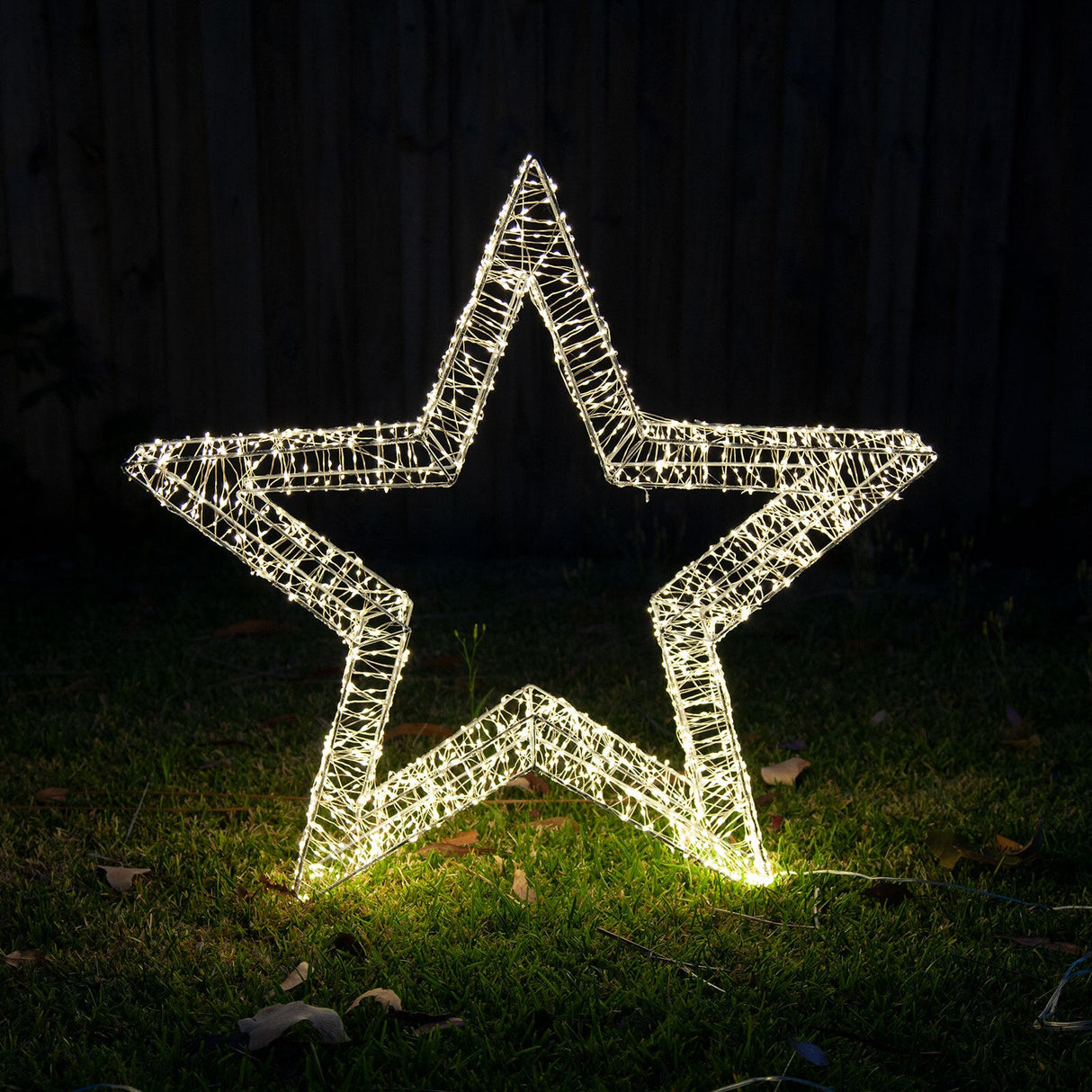 Samland 3D Frame Led Star Warm White for Christmas Decoration - 3Dstar_S