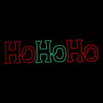 Samland 150CM HO HO HO NEON ROPE LIGHT FOR CHRISTMAS DECORATION