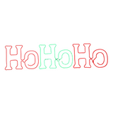 Samland 150CM HO HO HO NEON ROPE LIGHT FOR CHRISTMAS DECORATION