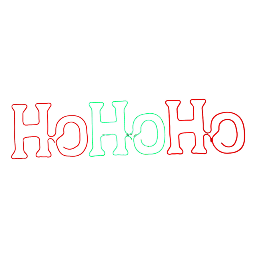 Samland 150CM HO HO HO NEON ROPE LIGHT FOR CHRISTMAS DECORATION