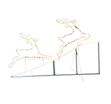Samland Animated Running up Reindeer Rope Light for Christmas Decoration - Front View