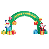 Samland 5x3M INFLATABLE CHRISTMAS ARCH WITH SANTA SNOW MAN AND LED LIGHT