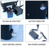 Samland Electric 12V Weed Sprayer & Pest Control Spray Pump Tank Knapsack Battery 16L - 45-Degree Angle