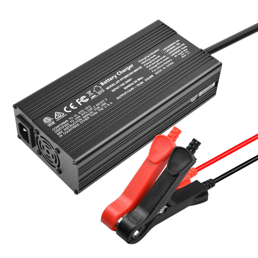 Samland AC/DC 14.6V 15AMP Charger for Lithium Iron Phosphate(Lifepo4)Battery