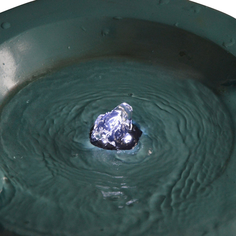 Samland 82CM BROKEN JAR WATER FEATURE FOUNTAIN WITH LED LIGHT BLUE